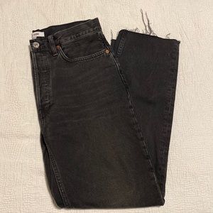 Re/Done 70s Ultra High Waist Stovepipe Jeans